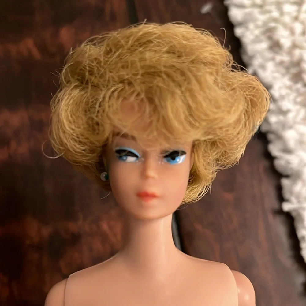 1958 BARBIE 1962  DOLL JAPAN BUBBLE CUT HAIR STRAWBERRY BLONDE GINGER